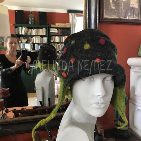 Melinda Nemez Felt Hat - 2767